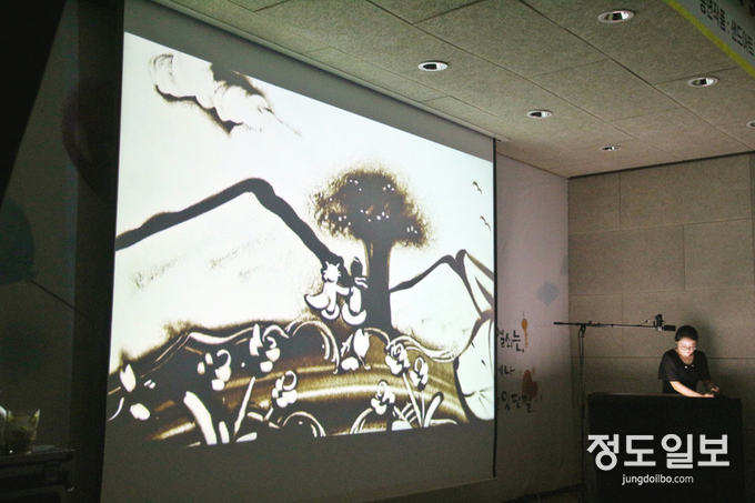 고흥군, 샌드아트‘어린왕자’공연 대 성황