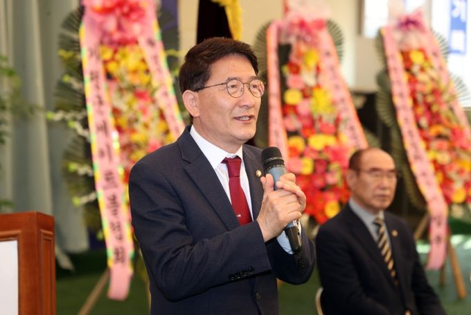 수원특례시의회 김기정 의장, 경기도게이트볼협회 창립 33주년 기념식 참석