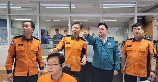 최병관 전북도 행정부지사, 도민안전 점검 위해 119종합상황실 방문