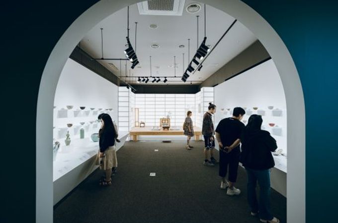 2024 공예주간 ‘청자박물관’에서 진행되는 기획전 <전통다기, 마음을 나누는 그릇> 전시 풍경