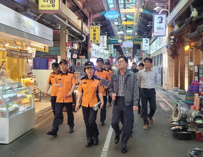 이오숙 소방본부장 현장점검