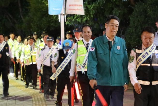 수원시 팔달구, 박병화 전입에 따른 민·관 합동순찰 시작