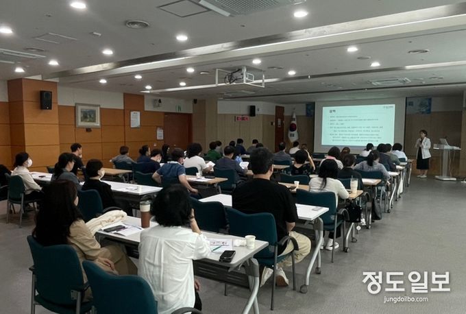 용인특례시 보건소가 감염취약시설 감염병 대응 역량교육을 진행했다