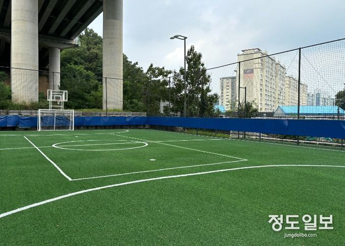 상하동 다목적구장 전경