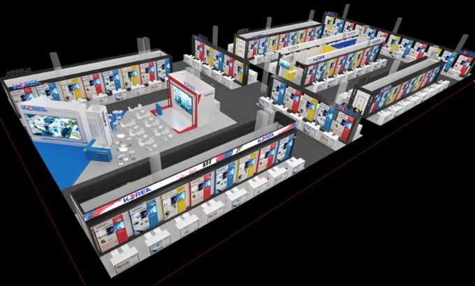  CES 2025 통합한국관 디자인