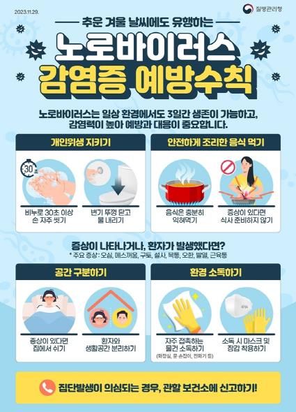 의정부시, 노로바이러스 감염증 올바른 손씻기로 예방하세요