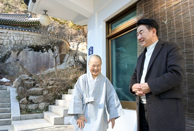 김동근 의정부시장, 설 명절 앞두고 사찰 점검