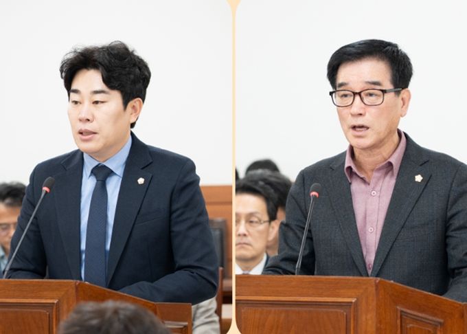 (왼쪽부터) 김상수 의원, 이상기 의원