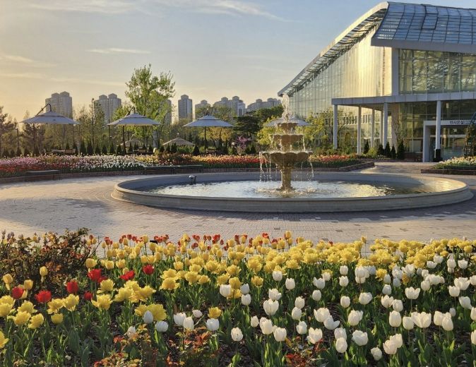 수원 일월수목원 정원