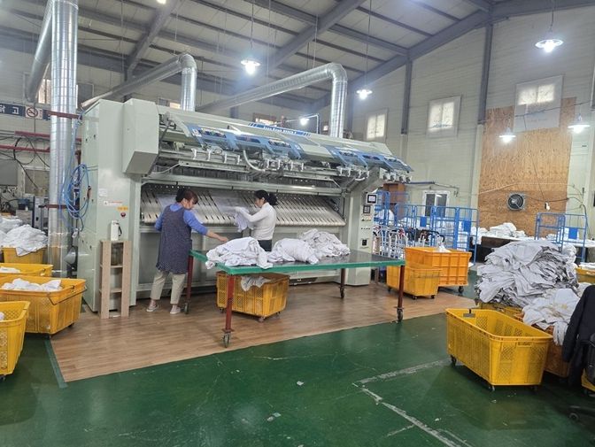 파주시 광탄면 ㈜다모아 세탁, ‘이불세탁 재능기부’로 이웃사랑 실천