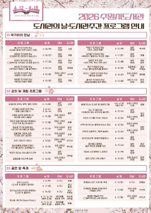 ‘제62회 도서관주간’ 홍보물